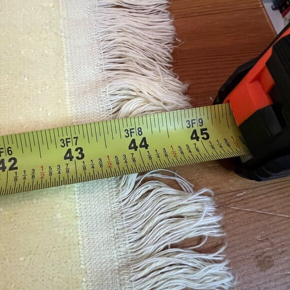 Cannon sculpted Vintage 70s YELLOW Bath Towel and washcloth set 1970s - Picture 8 of 14